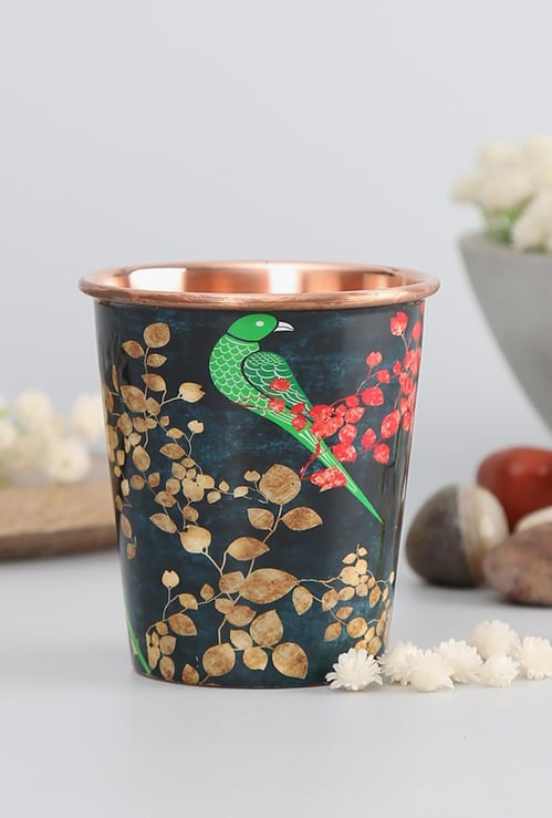 INDIA CIRCUS Printed Small Copper Tumbler