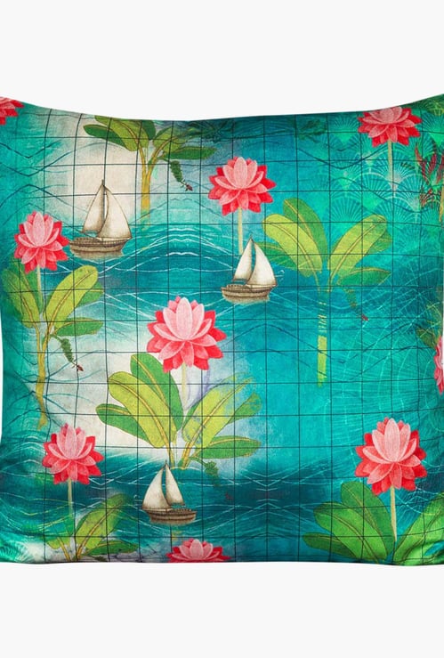 INDIA CIRCUS Cosmic Sail Cushion Cover - 30.48 x 30.48 cm