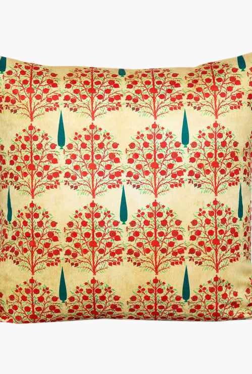 INDIA CIRCUS Printed Cushion Cover - 40.64 x 40.64 cm