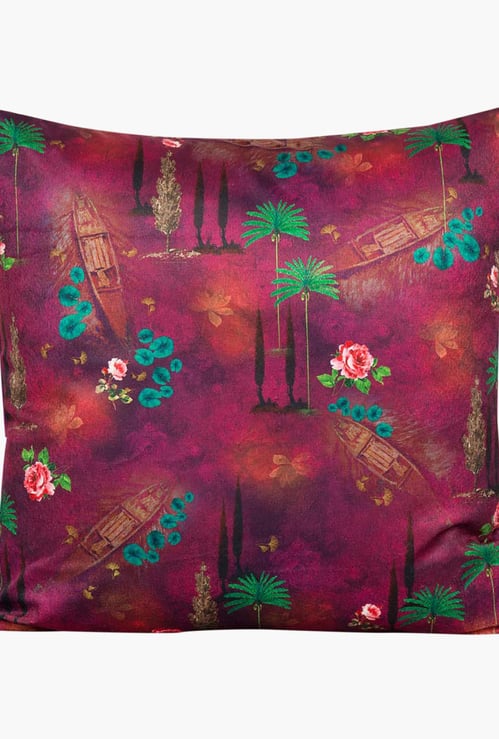 INDIA CIRCUS Printed Cushion Cover - 40.64 x 40.64 cm