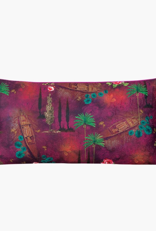 INDIA CIRCUS Tropical Print Cushion Cover - 40.64  x 20.32 cm