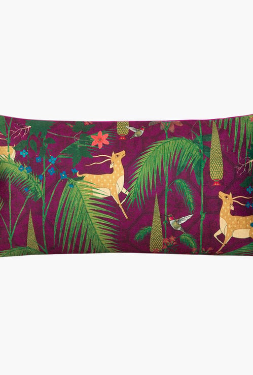 INDIA CIRCUS Printed Cushion Cover - 40.64 x 20.32 cm