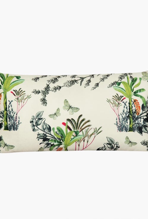INDIA CIRCUS Tropical Print Cushion Cover - 40.64 cm x 20.32 cm