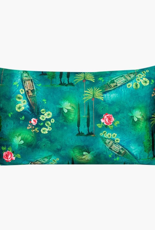 INDIA CIRCUS Tropical Print Cushion Cover - 50.8 x 30.48 cm