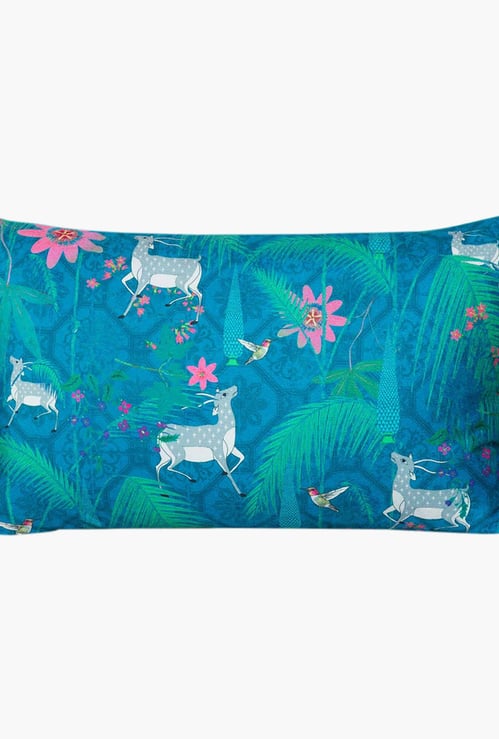 INDIA CIRCUS Tropical Print Cushion Cover - 50.8 cm x 30.48 cm