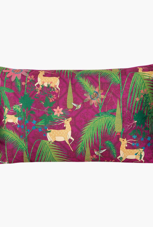 INDIA CIRCUS Tropical Print Cushion Cover - 50.8 x 30.48 cm