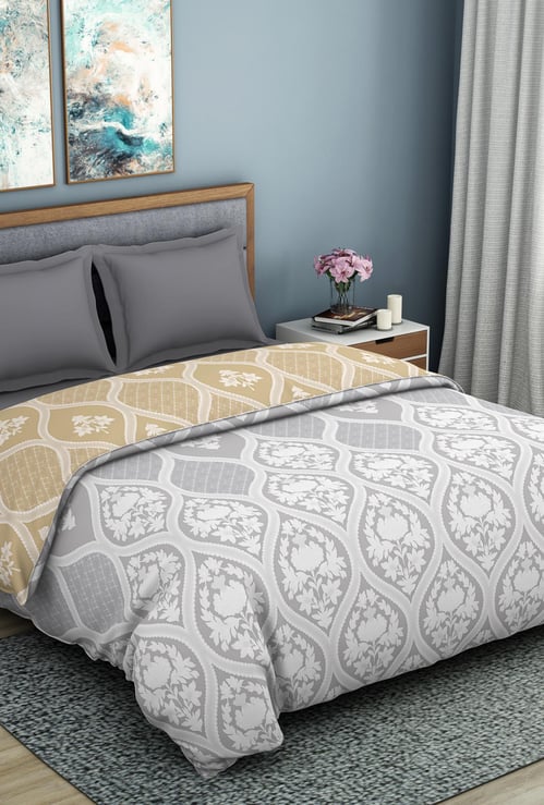 SPACES Regalis Printed Double Bed Quilt - 224 x 270 cm