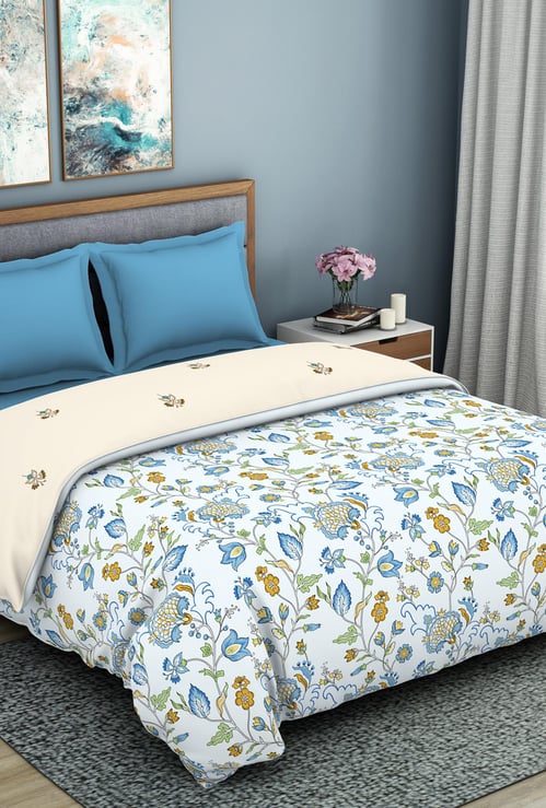 SPACES Essential Bonica Printed Double Bed Quilt - 224 x 270 cm