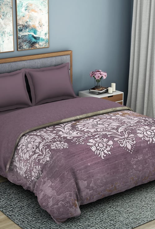 SPACES Organic Cotton Printed Double Bed Quilt - 224 x 270 cm