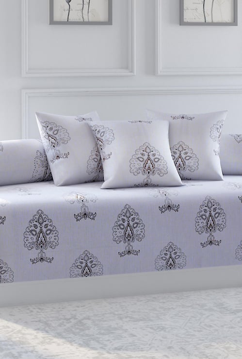 SWAYAM Ananda Printed 6-Pc. Diwan Set - 152 x 228 cm