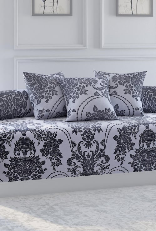 SWAYAM Sparkle Printed 6-Pc. Diwan Set - 152 x 228 cm
