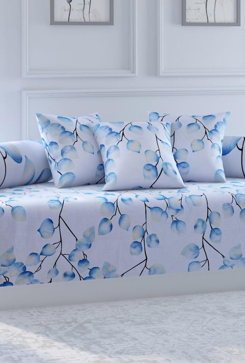 SWAYAM Veda Printed 6-Pc. Diwan Set - 152 x 228 cm