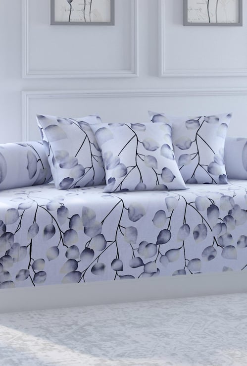 SWAYAM Veda Printed 6-Pc. Diwan Set - 152 x 228 cm