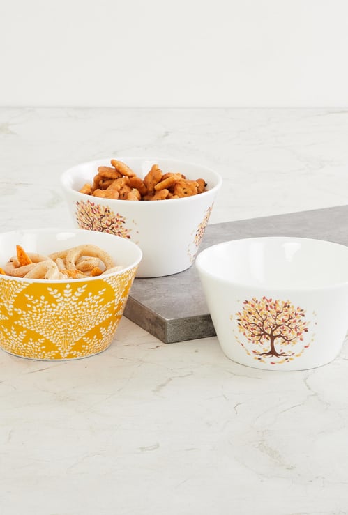 Mandarin Homespun Bowl - Set Of 3