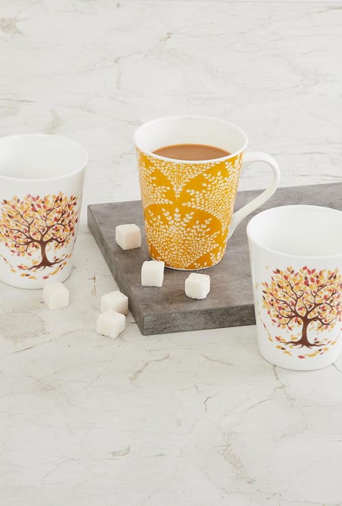 Mandarin Homespun Mugs - Set Of 3