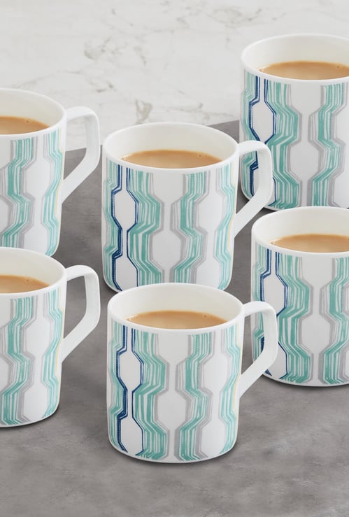 Mandarin Quite Nature Coffee Mug - Set Of 6