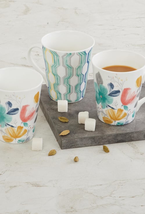 Mandarin Quite Nature Mug - Set Of 3