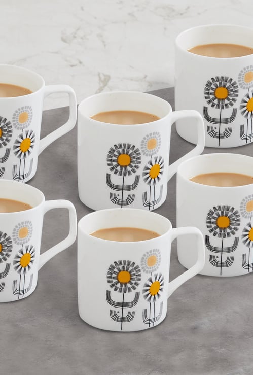 Mandarin Urban Chic Coffee Mug - Set Of 6