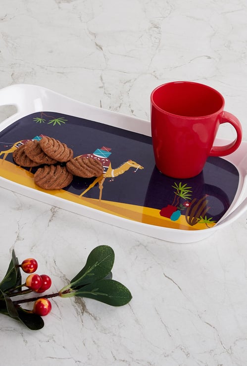 Raisa-Moroccan Printed Serving Tray