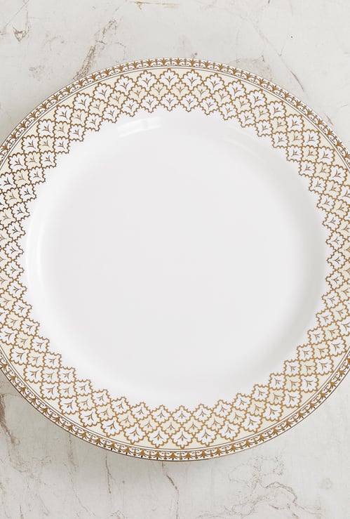 Fiesta-Ebony Printed Dinner Plate - 28 cm