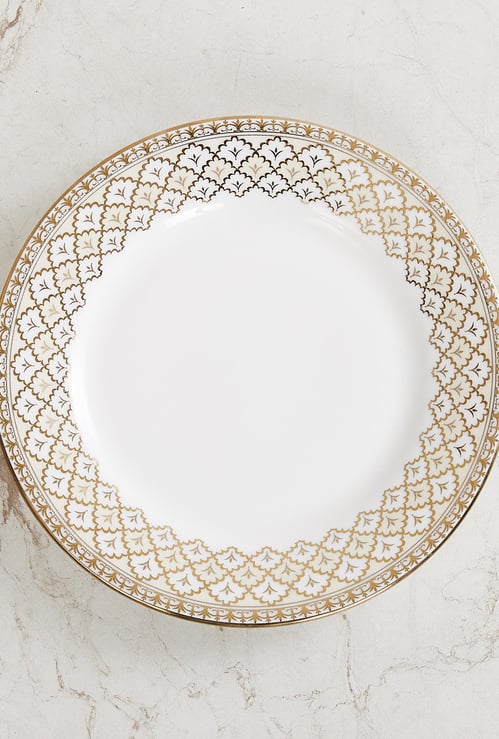 Fiesta-Ebony Floral Print Side Plate - 18.5 cm