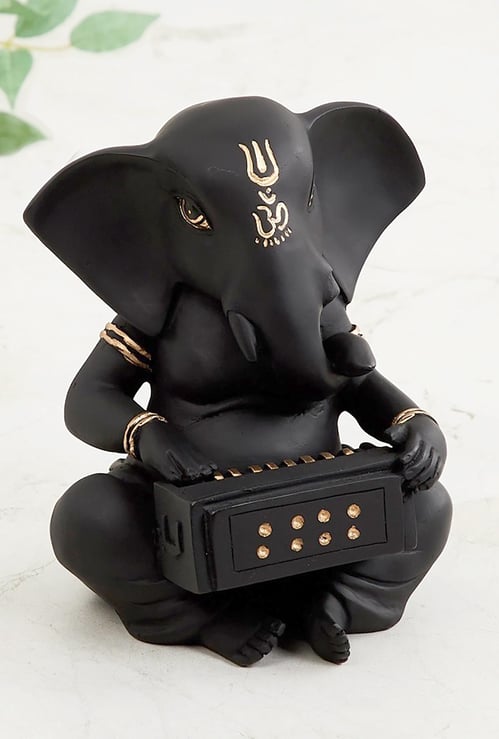Corsica Harmony Ganesha with Harmonium Figurine