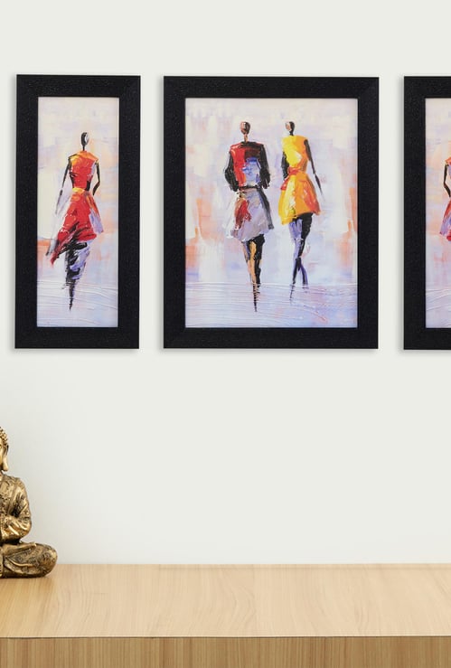 Corsica Figurative Art Picture Frame -  Set of 3