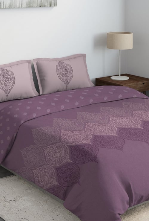 D'DECOR Cherish Printed 4-Pc. Double Bed In Bag - 229 x 274 cm