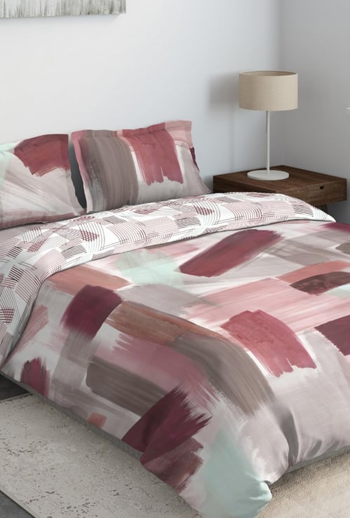 D'DECOR Primary Printed 4-Pc. Double Bed In Bag - 229 x 274 cm