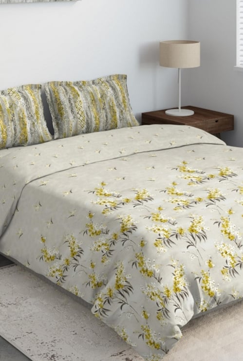 D'DECOR Primary Printed 4-Pc. Double Bed In Bag - 229 x 274 cm