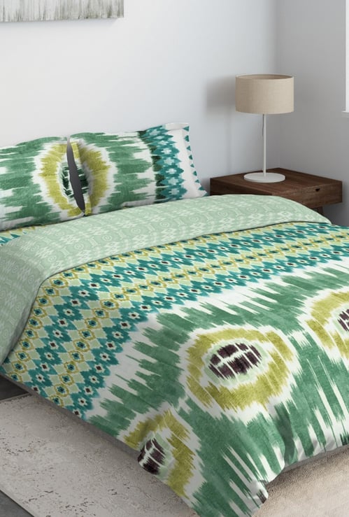 D'DECOR Cherish Printed 4-Pc. Double Bed In Bag - 229 x 274 cm