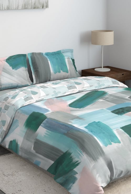 D'DECOR Cherish Printed 4-Pc. Double Bed In Bag - 229 x 274 cm