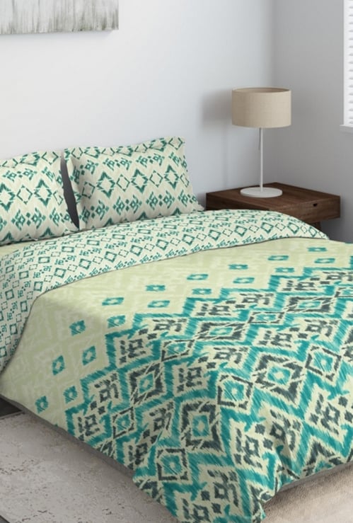 D'DECOR Primary Printed 4-Pc. Double Bed In Bag - 229 x 274 cm