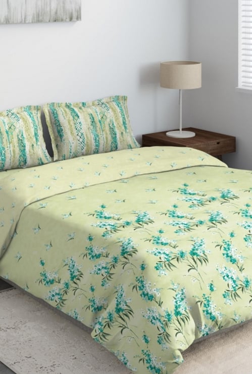 D'DECOR Primary Printed 4-Pc. Double Bed In Bag - 229 x 274 cm