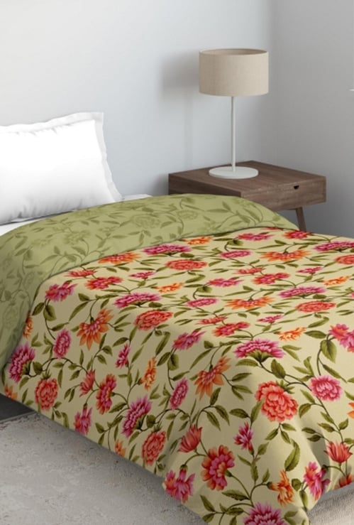 D'DECOR Primary Printed Single Bed Quilt - 152 x 229 cm