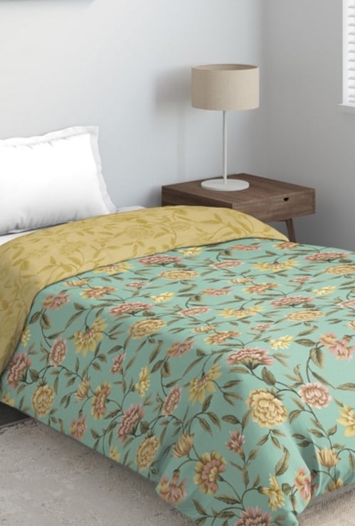 D'DECOR Primary Printed Single Bed Quilt - 152 x 229 cm