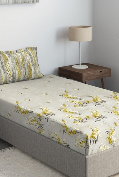 D'DECOR Primary Printed 2-Pc. Single Bedsheet Set - 190 x 254 cm