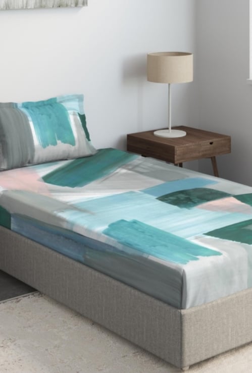 D'DECOR Cherish 2-Pc Printed Double Bedsheet Set - 152 x 224 cm