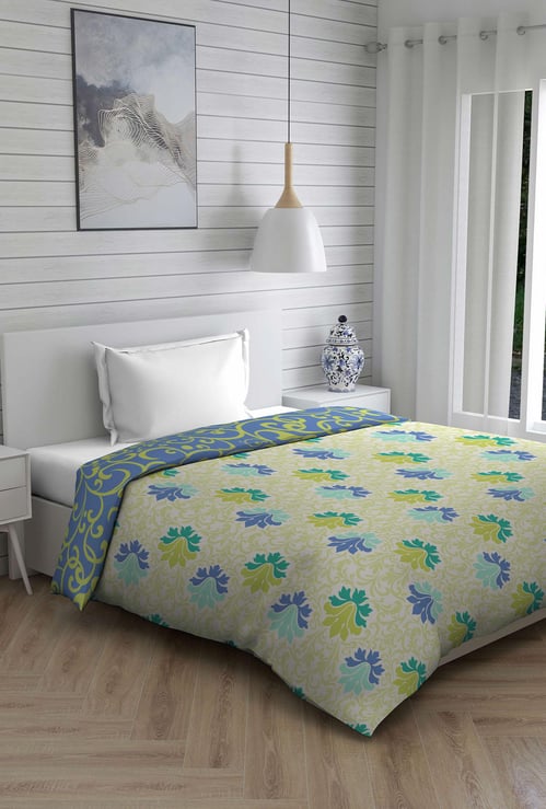 LAYERS Lombardy Printed Reversible Single Bed Comforter - 152 x 224  cm