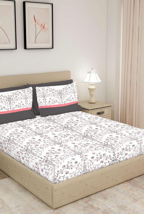 LAYERS Bologna Printed 3-Pc. Double Bedsheet Set - 274 x 274 cm