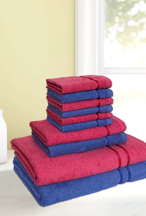 SPACES Core Seasons Best Quick Dry Bath, Hand and Face Towel - Set of 10