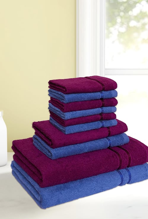 SPACES Core Seasons Best Quick Dry Solid Towel - Set of 10