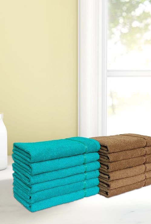 SPACES Core Seasons Best Quick Dry Hand Towel - Set Of 12 - 40 x 60 cm