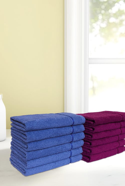 SPACES Core Seasons Best Quick Dry Hand Towel -Set of 12 - 40 x 60 cm