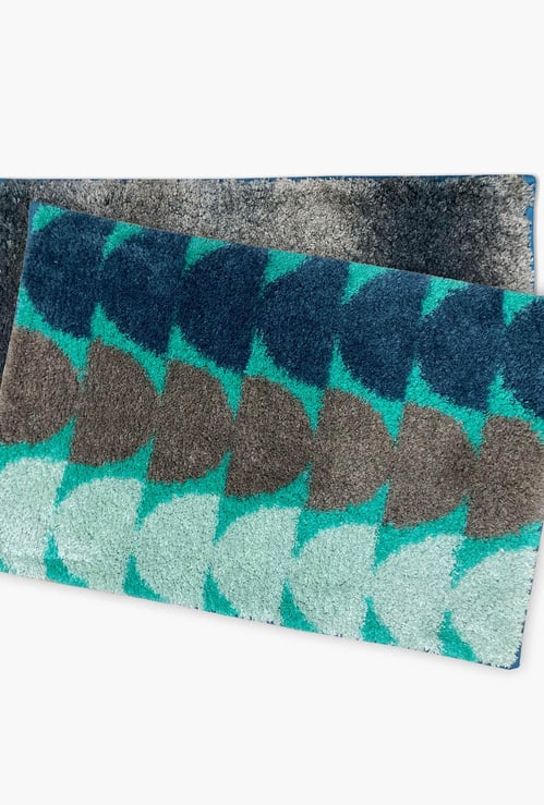 SPACES Atrium Plus Patterned Foot Mat - Set of 2 - 39 x 60 cm