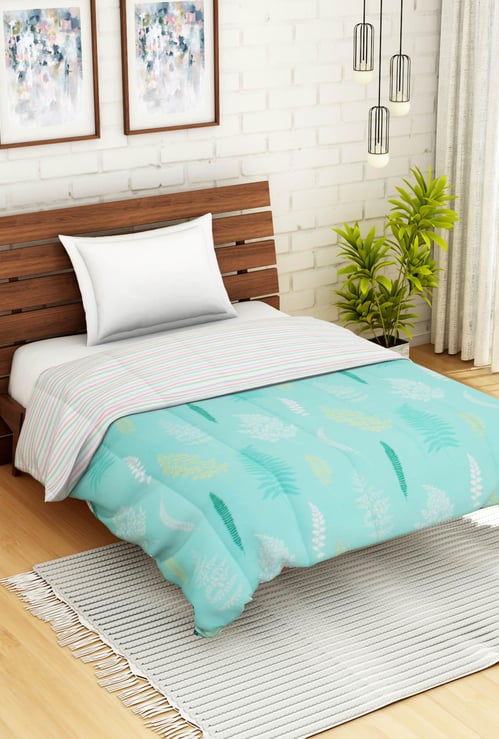 SPACES Welhome Unwinders Printed Single Bed Quilt - 150 x 220 cm