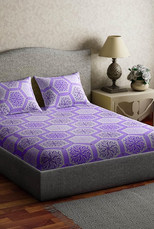 SPACES Welhome Snapshot 3-Pc. Double Bedsheet Set - 220 x 274 cm