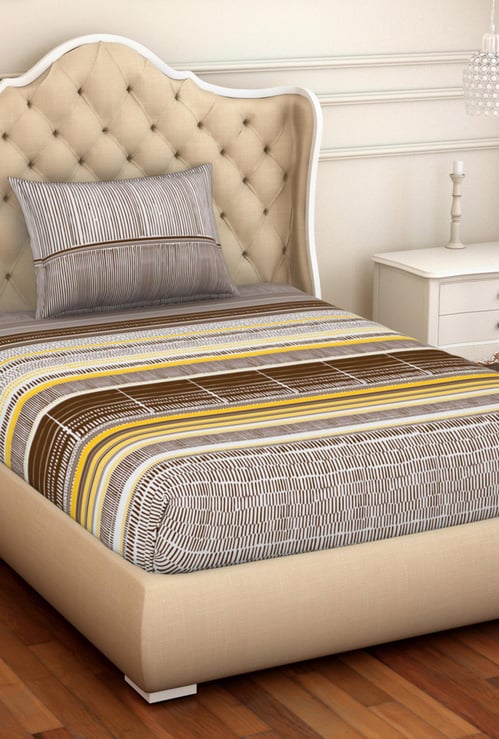SPACES Atrium Geometric 2-Pc. Single Bedsheet Set- 152 x 224 cm