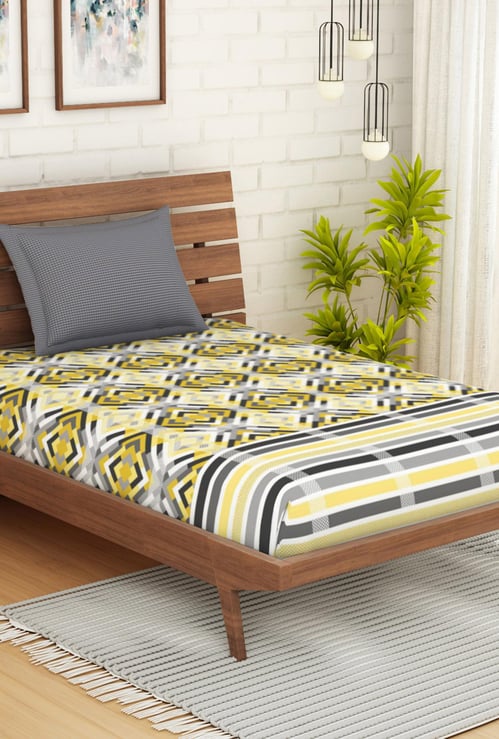 SPACES Atrium Printed 2-Pc. Single Bedsheet Set- 152 x 224 cm