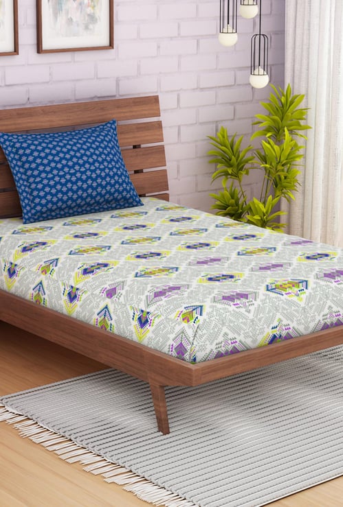 SPACES Atrium Printed 2-Pc. Single Bedsheet Set-152 x 228 cm